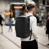image:imagetomtoc Travel Backpack 40L TSA Carry On Bag Flight Approved PFAS FreeBlack