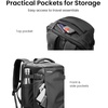 image:imagetomtoc Travel Backpack 40L TSA Carry On Bag Flight Approved PFAS FreeBlack