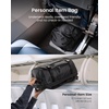 image:imagetomtoc Travel Backpack 40L TSA Carry On Bag Flight Approved PFAS FreeBlackripstop