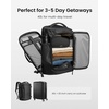 image:imagetomtoc Travel Backpack 40L TSA Carry On Bag Flight Approved PFAS FreeBlackripstop