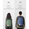image:imagetomtoc Travel Backpack 40L TSA Carry On Bag Flight Approved PFAS FreeCoastal Blueripstop