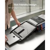 image:imagetomtoc Travel Backpack 40L TSA Carry On Bag Flight Approved PFAS FreeCoastal Blueripstop