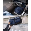 image:imagetomtoc Travel Backpack 40L TSA Carry On Bag Flight Approved PFAS FreeDark Blueripstop