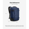 image:imagetomtoc Travel Backpack 40L TSA Carry On Bag Flight Approved PFAS FreeDark Blueripstop