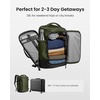 image:imagetomtoc Travel Backpack 40L TSA Carry On Bag Flight Approved PFAS FreeGreenripstop