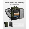 image:imagetomtoc Travel Backpack 40L TSA Carry On Bag Flight Approved PFAS FreeGreenripstop