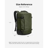 image:imagetomtoc Travel Backpack 40L TSA Carry On Bag Flight Approved PFAS FreeGreenripstop