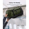 image:imagetomtoc Travel Backpack 40L TSA Carry On Bag Flight Approved PFAS FreeGreenripstop