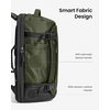 image:imagetomtoc Travel Backpack 40L TSA Carry On Bag Flight Approved PFAS FreeGreenripstop