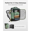 image:imagetomtoc Travel Backpack 40L TSA Carry On Bag Flight Approved PFAS FreeMoss Greenripstop