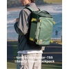 image:imagetomtoc Travel Backpack 40L TSA Carry On Bag Flight Approved PFAS FreeMoss Greenripstop