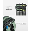 image:imagetomtoc Travel Backpack 40L TSA Carry On Bag Flight Approved PFAS FreeMoss Greenripstop