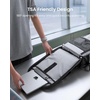 image:imagetomtoc Travel Backpack 40L TSA Carry On Bag Flight Approved PFAS FreeSilver Grayripstop